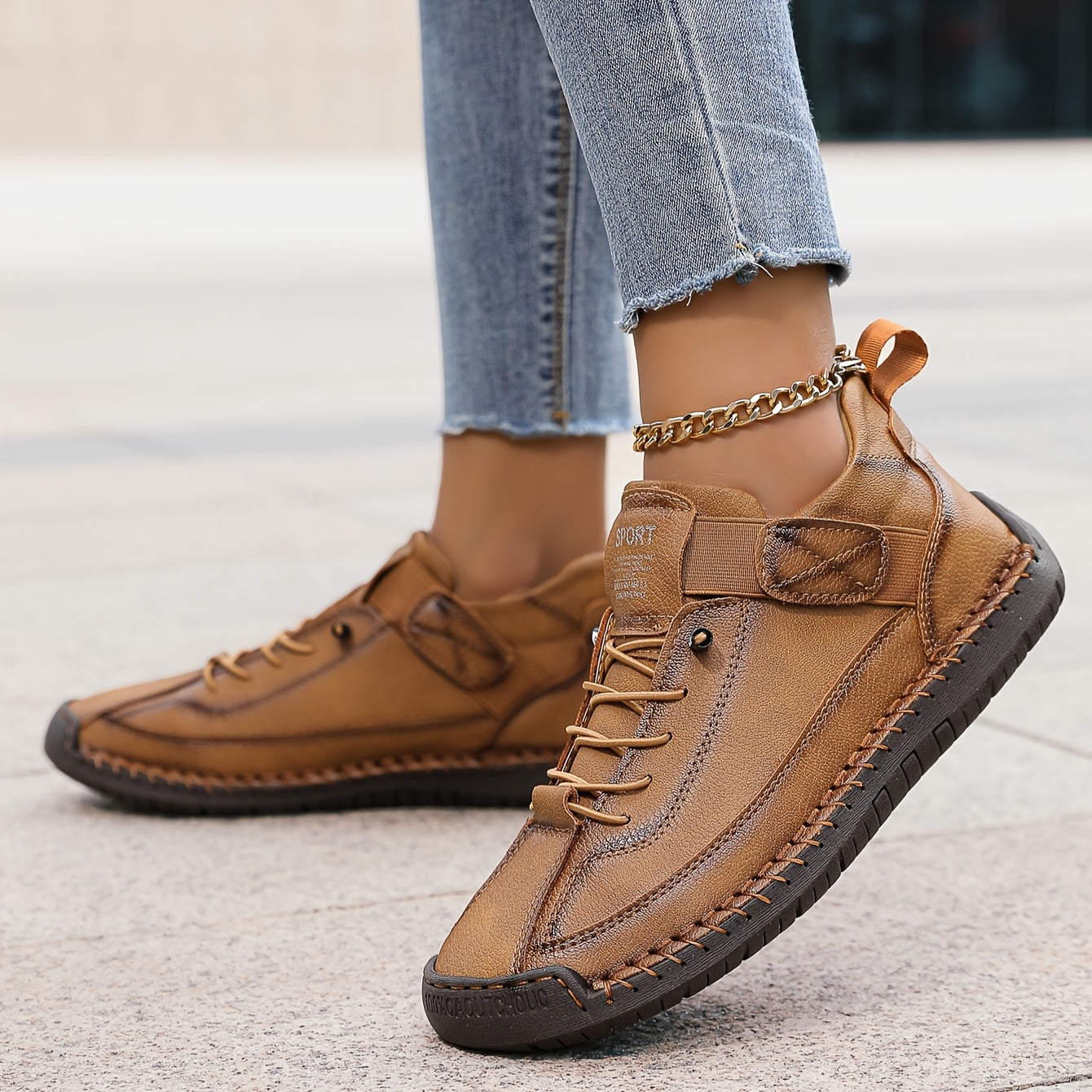 Margaux™ Orthopedic Leather Ankle Shoes