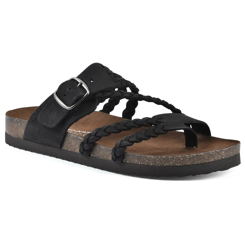 Hayleigh Braided Cork Orthopaedic Sandals - Single Buckle