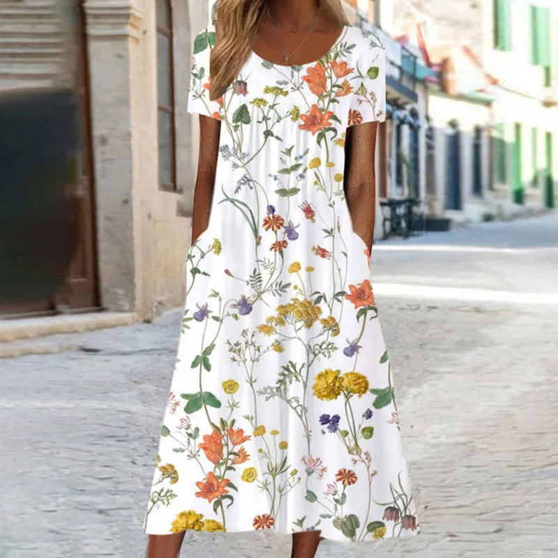 ISAURA | BOHO FLORAL DRESS