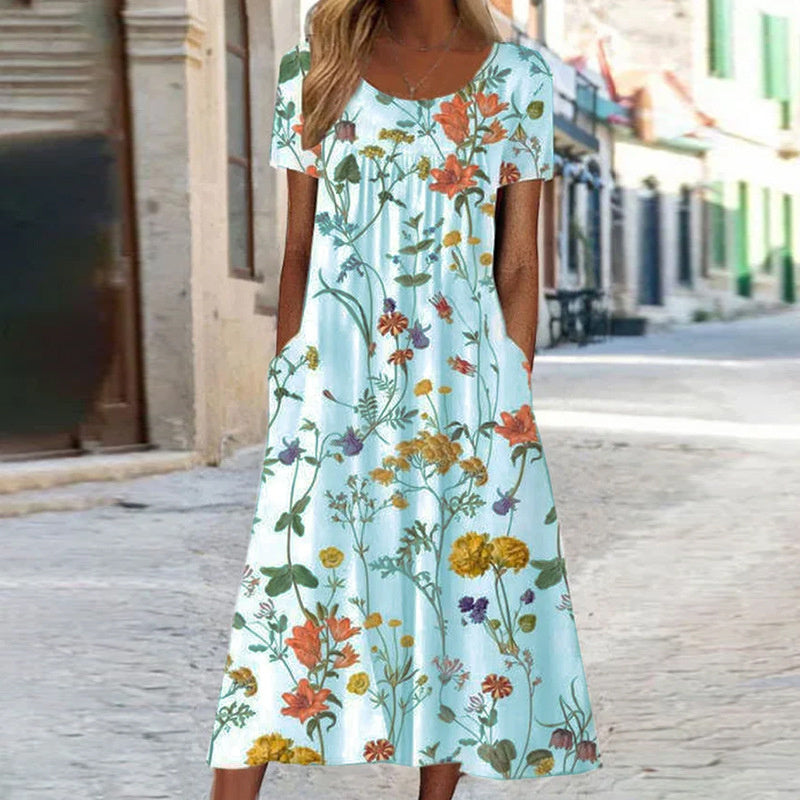 ISAURA | BOHO FLORAL DRESS