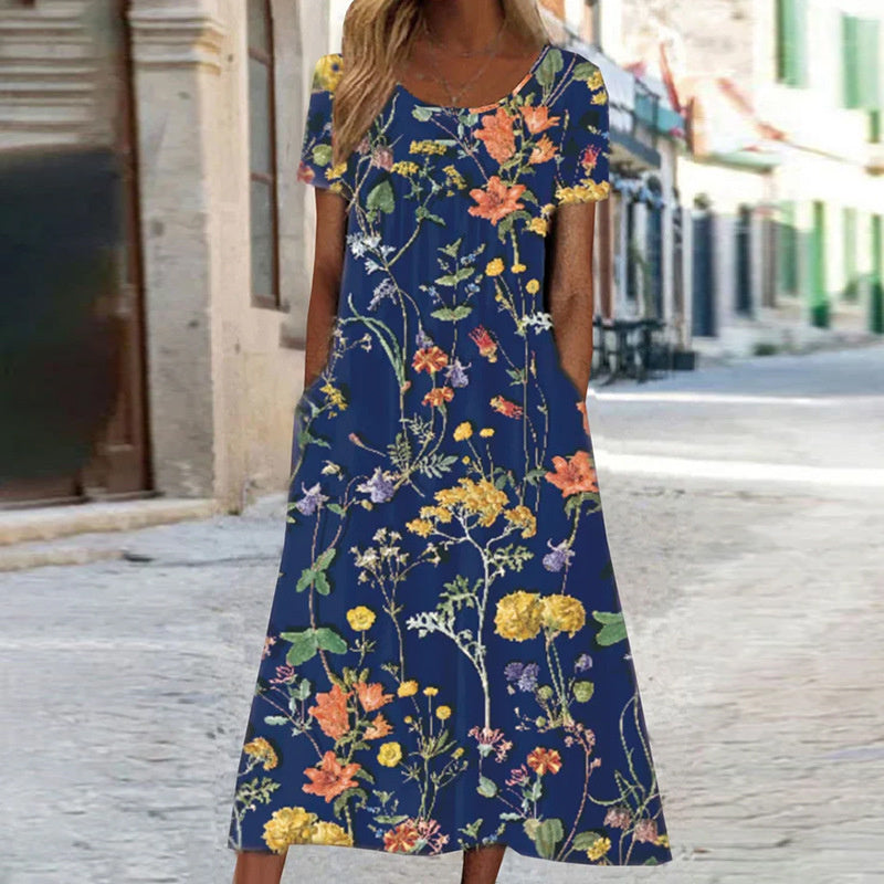ISAURA | BOHO FLORAL DRESS