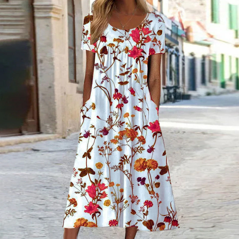ISAURA | BOHO FLORAL DRESS