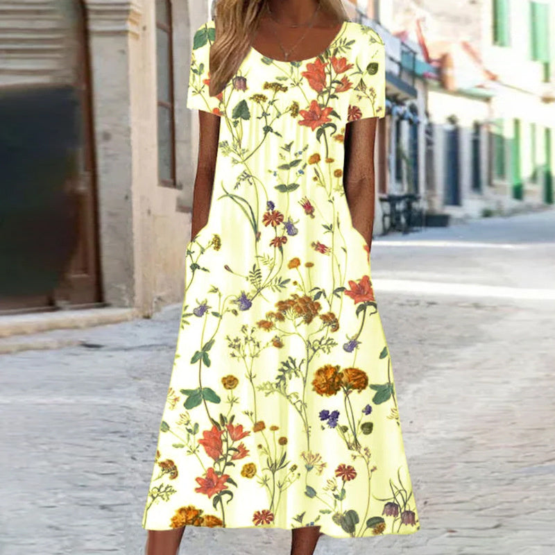 ISAURA | BOHO FLORAL DRESS
