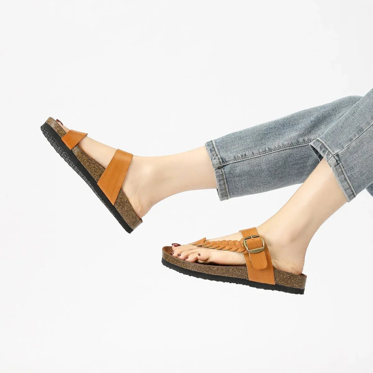 Avalon Braided Toe-Post Orthopaedic Sandals
