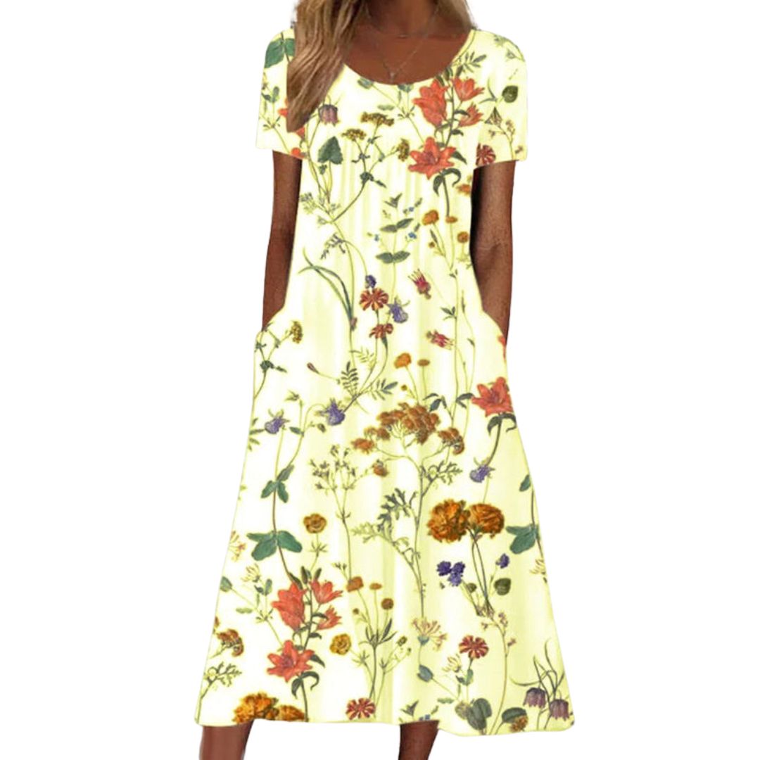 ISAURA | BOHO FLORAL DRESS