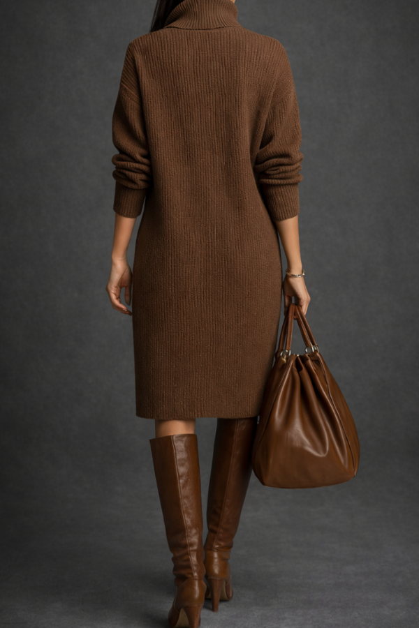 Amber | Mid-Length Sweater Dress