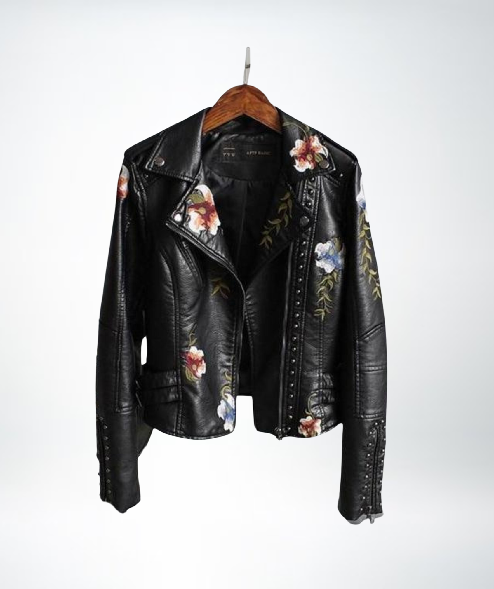 Rose™ Ladies Floral Leather Jacket