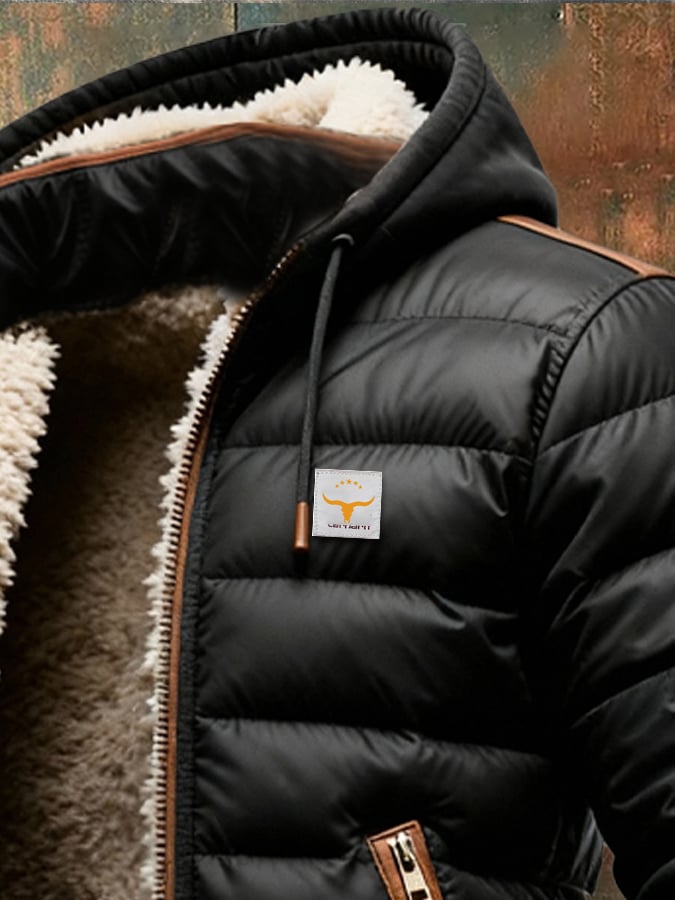 DAMIAN - HOODED JACKET WITH FILLING