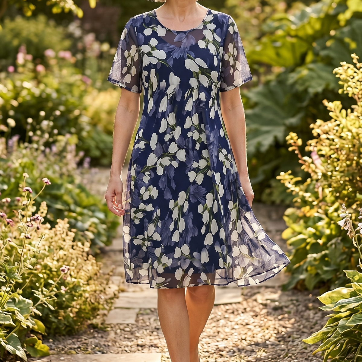 Florenza – Floral Midi Dress