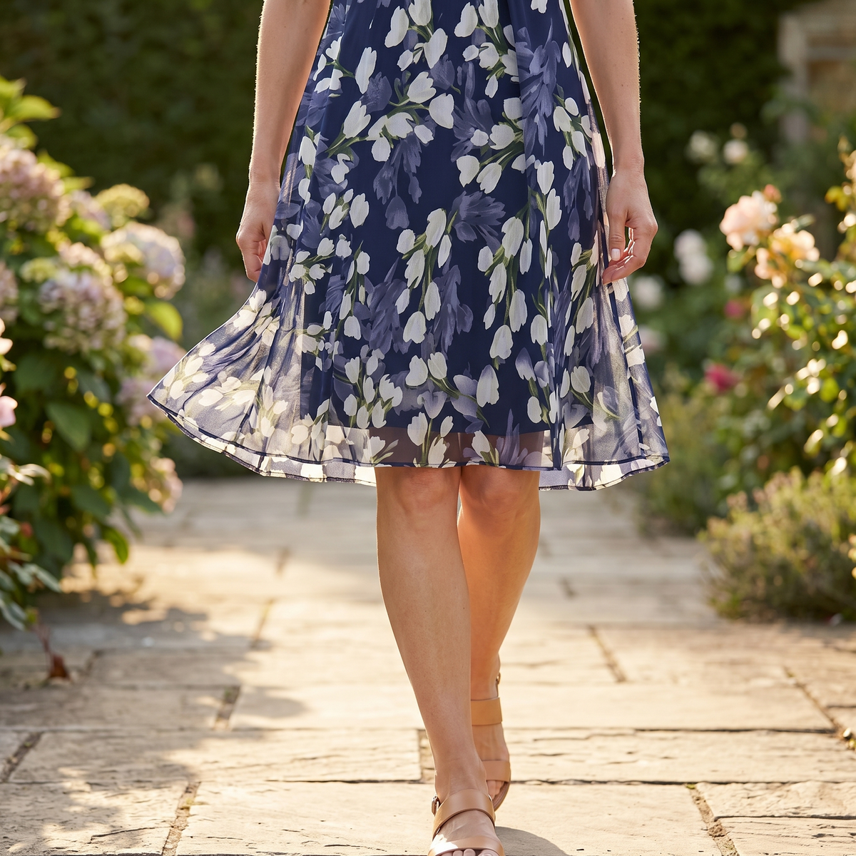 Florenza – Floral Midi Dress