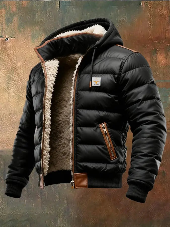 DAMIAN - HOODED JACKET WITH FILLING