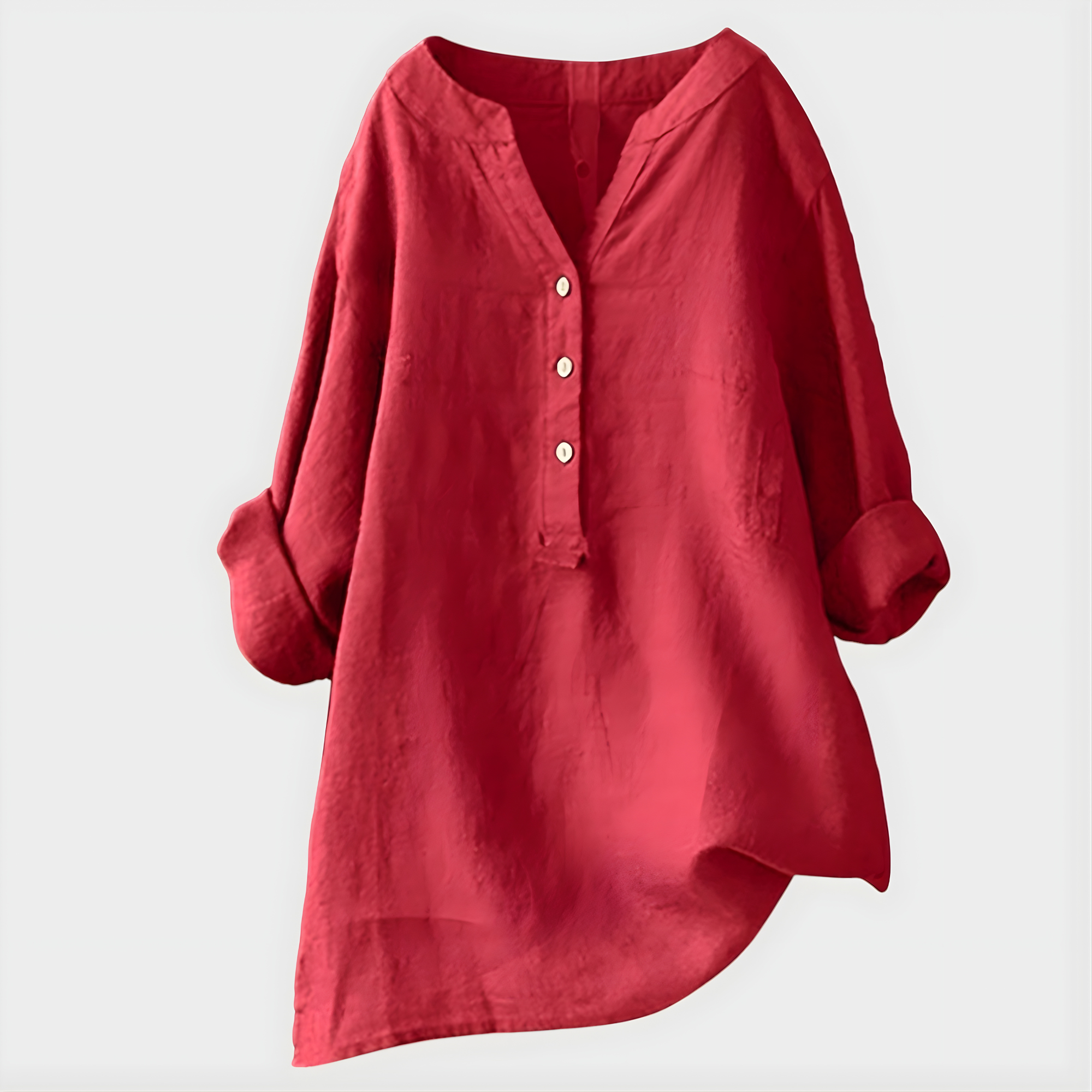 Veronique™ Elegant V-Neck Blouse