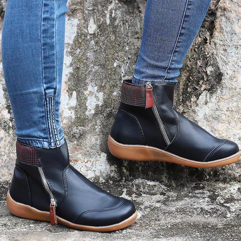 Moira™ |  Premium Zipper Orthopedic Waterproof Boots