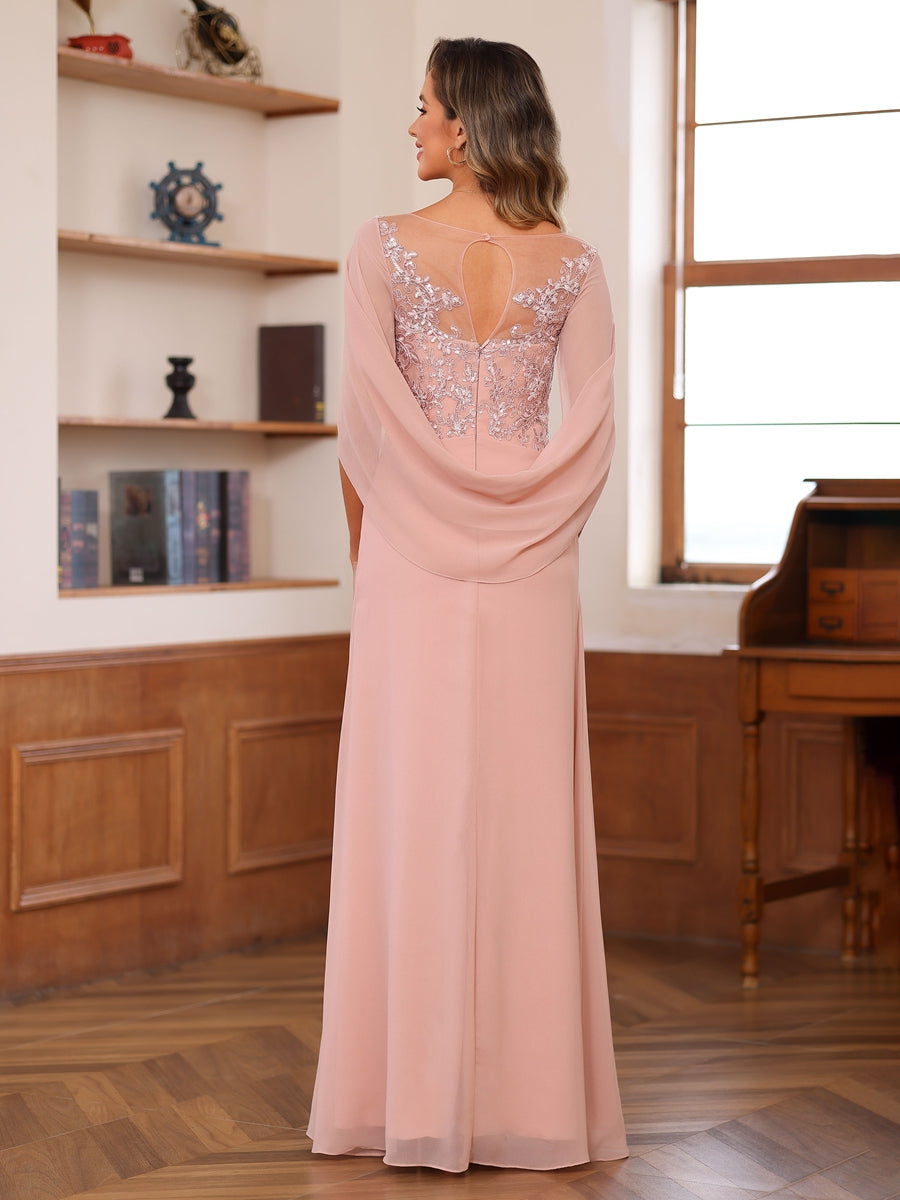 Margot | A-Line Dress with Cape