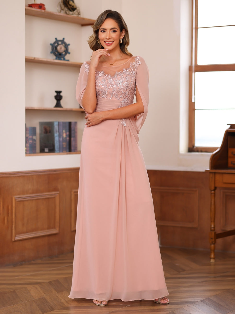 Margot | A-Line Dress with Cape