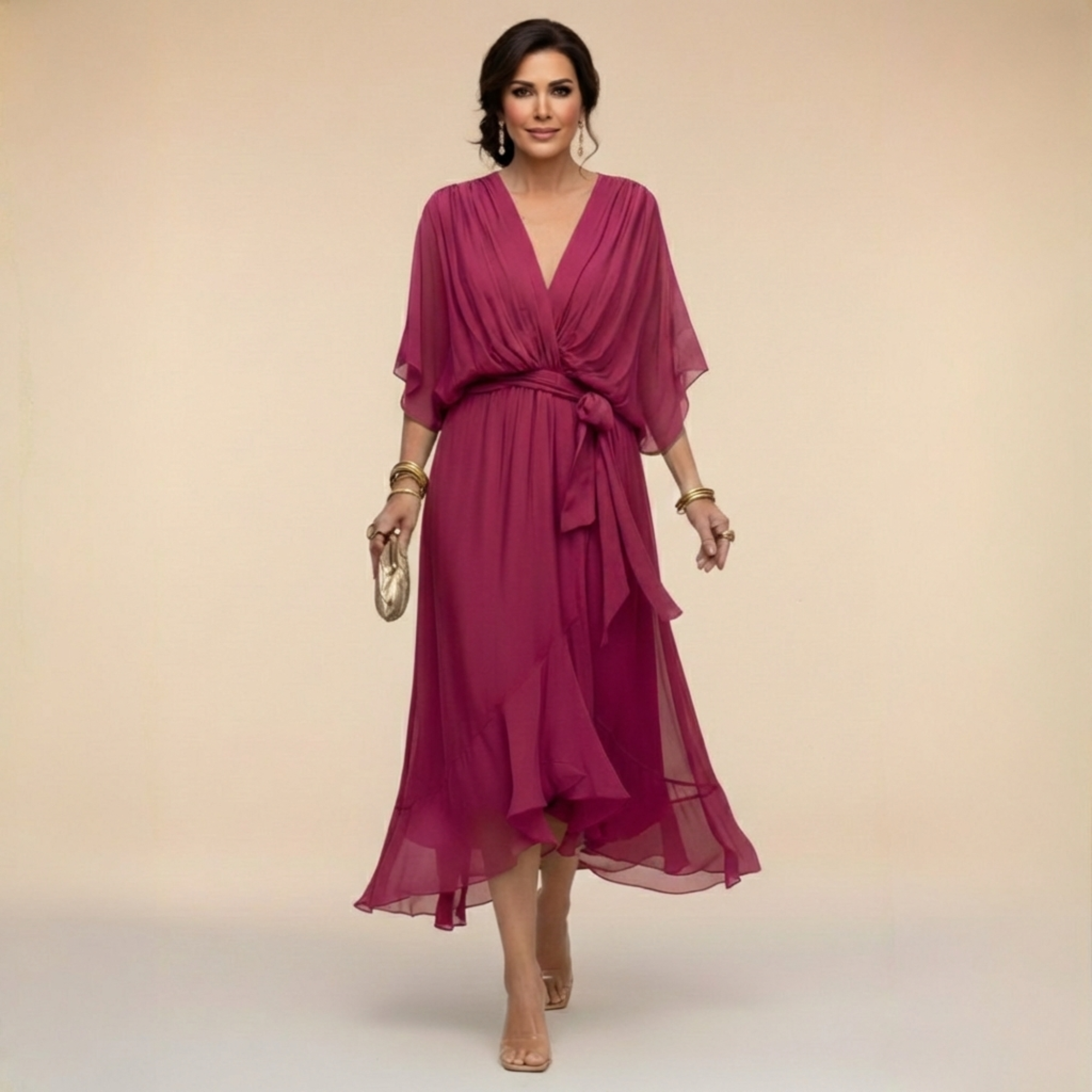 Marta | Sandra V-Neck Dress