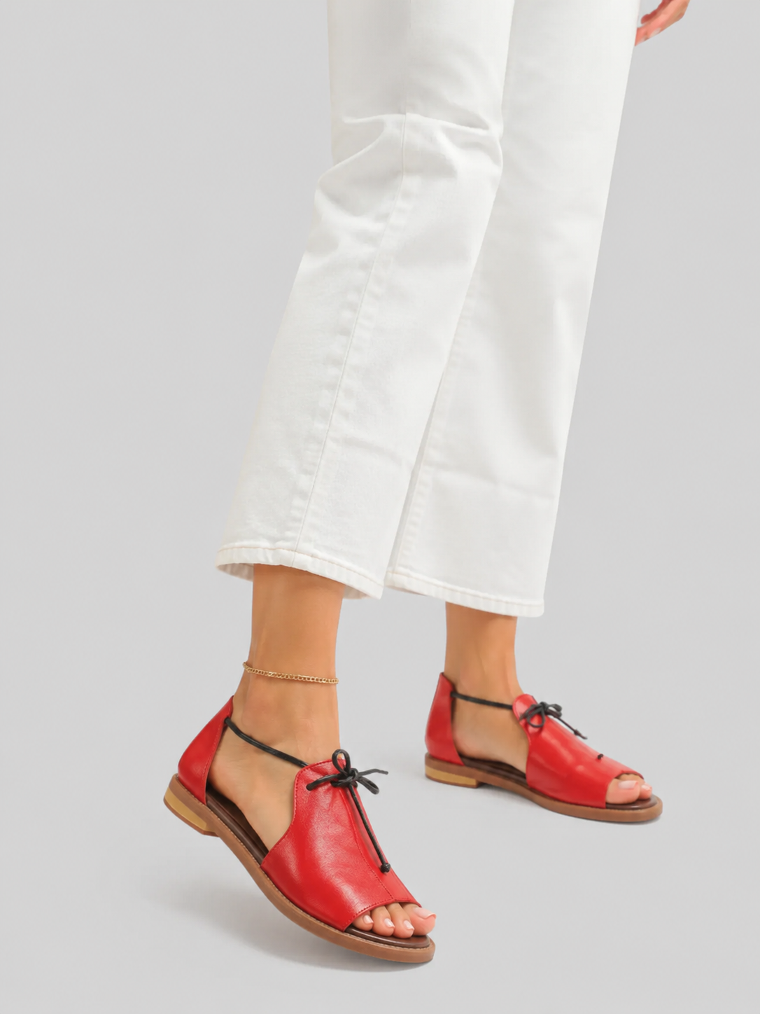olivia™ | Leather Summer Sandals