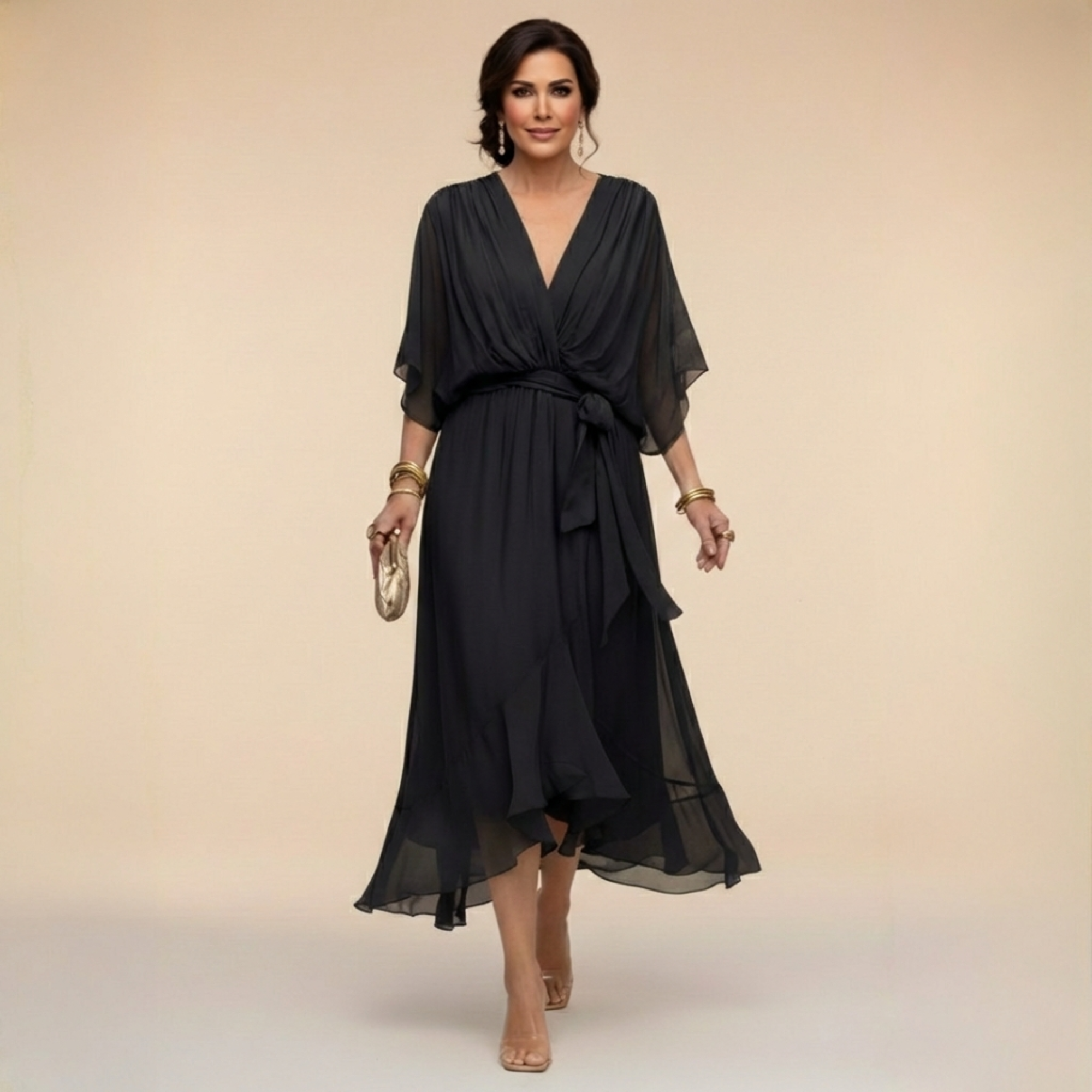 Marta | Sandra V-Neck Dress