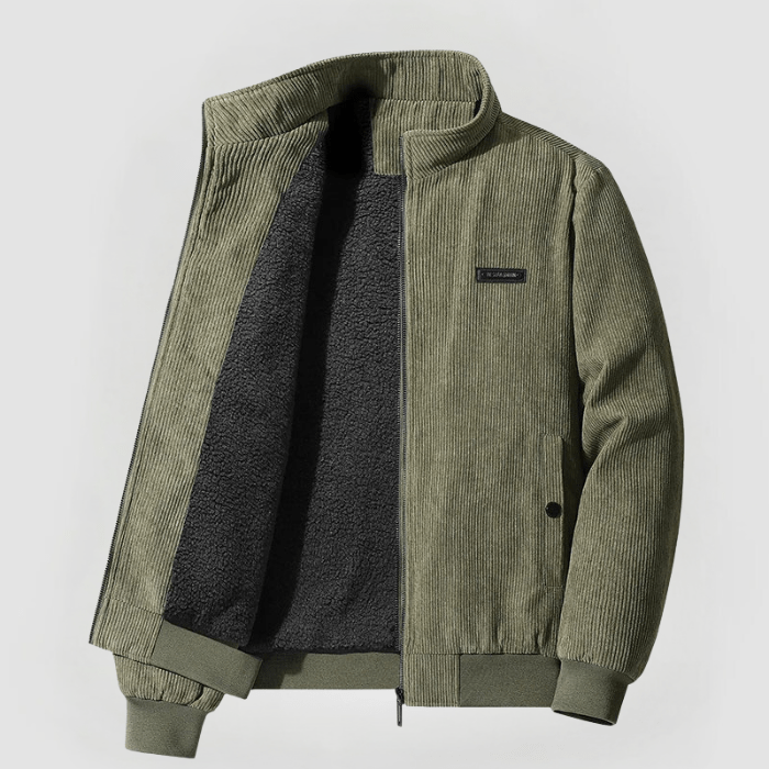 Udo - Corduroy jacket with fleece