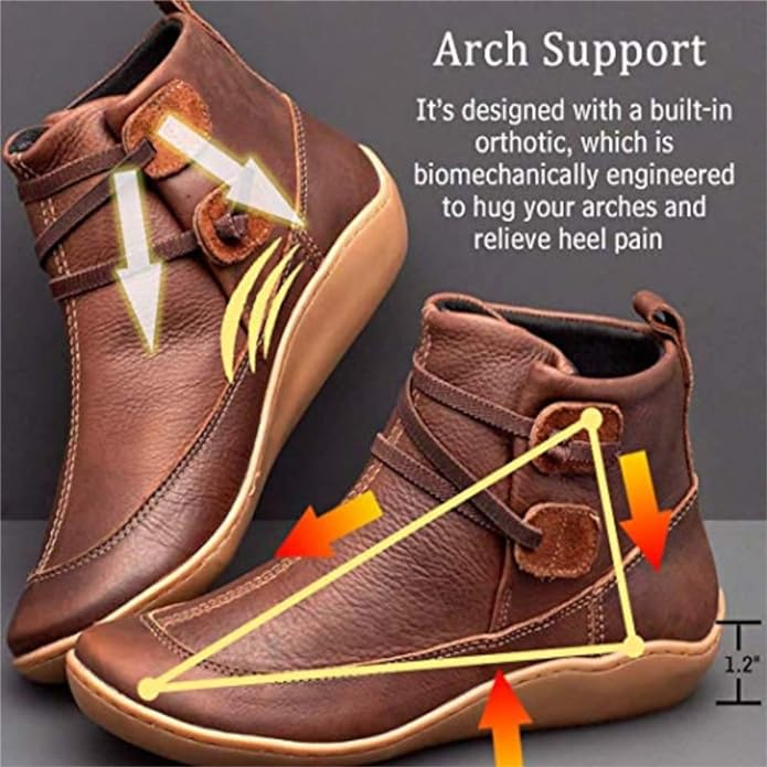 Tiana Soft Ortho Vegan Leather Boots