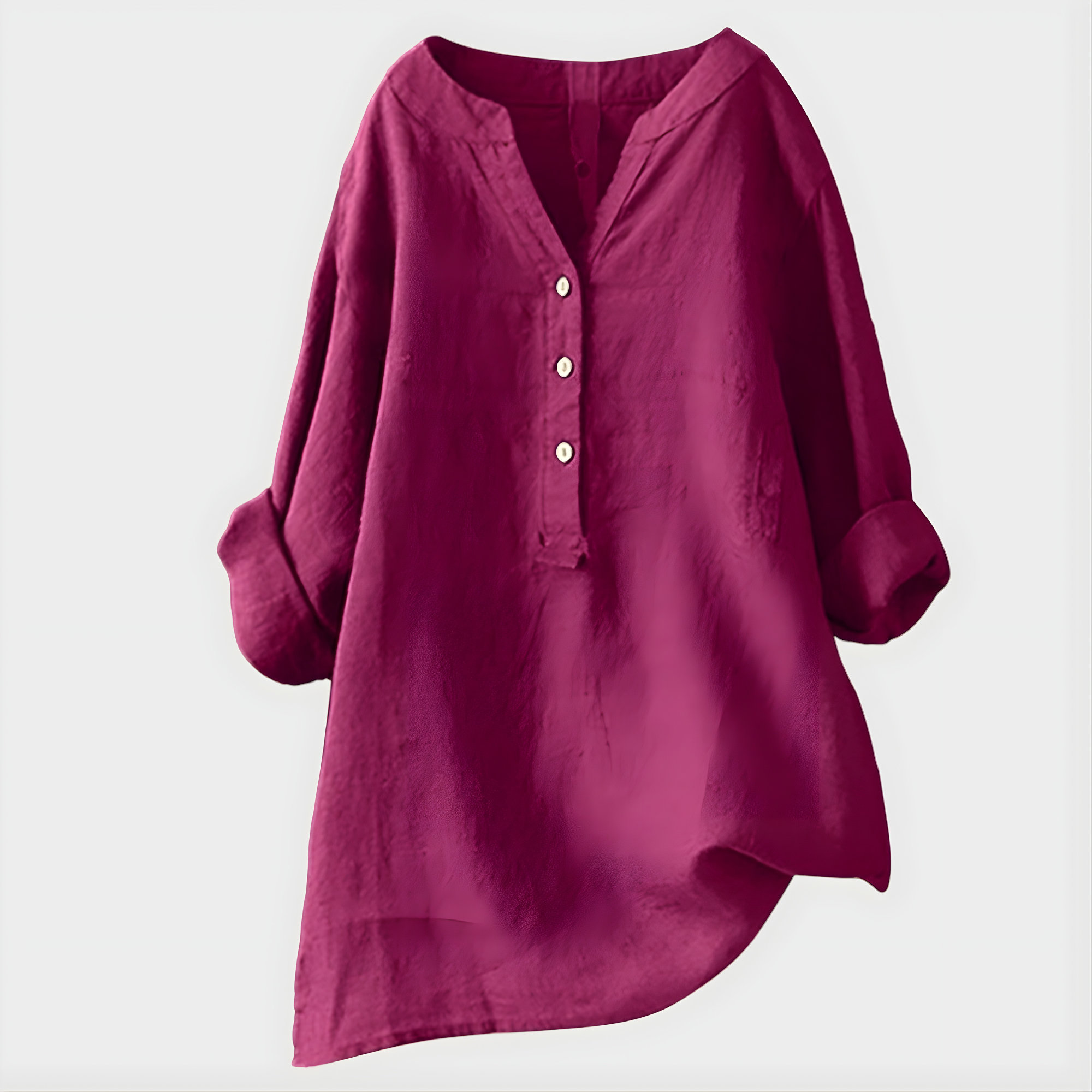 Veronique™ Elegant V-Neck Blouse