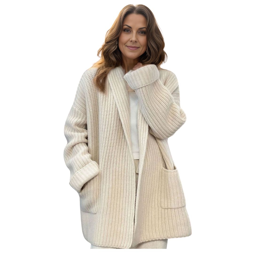 JACKIE | SOFT WOOL-BLEND CARDIGAN