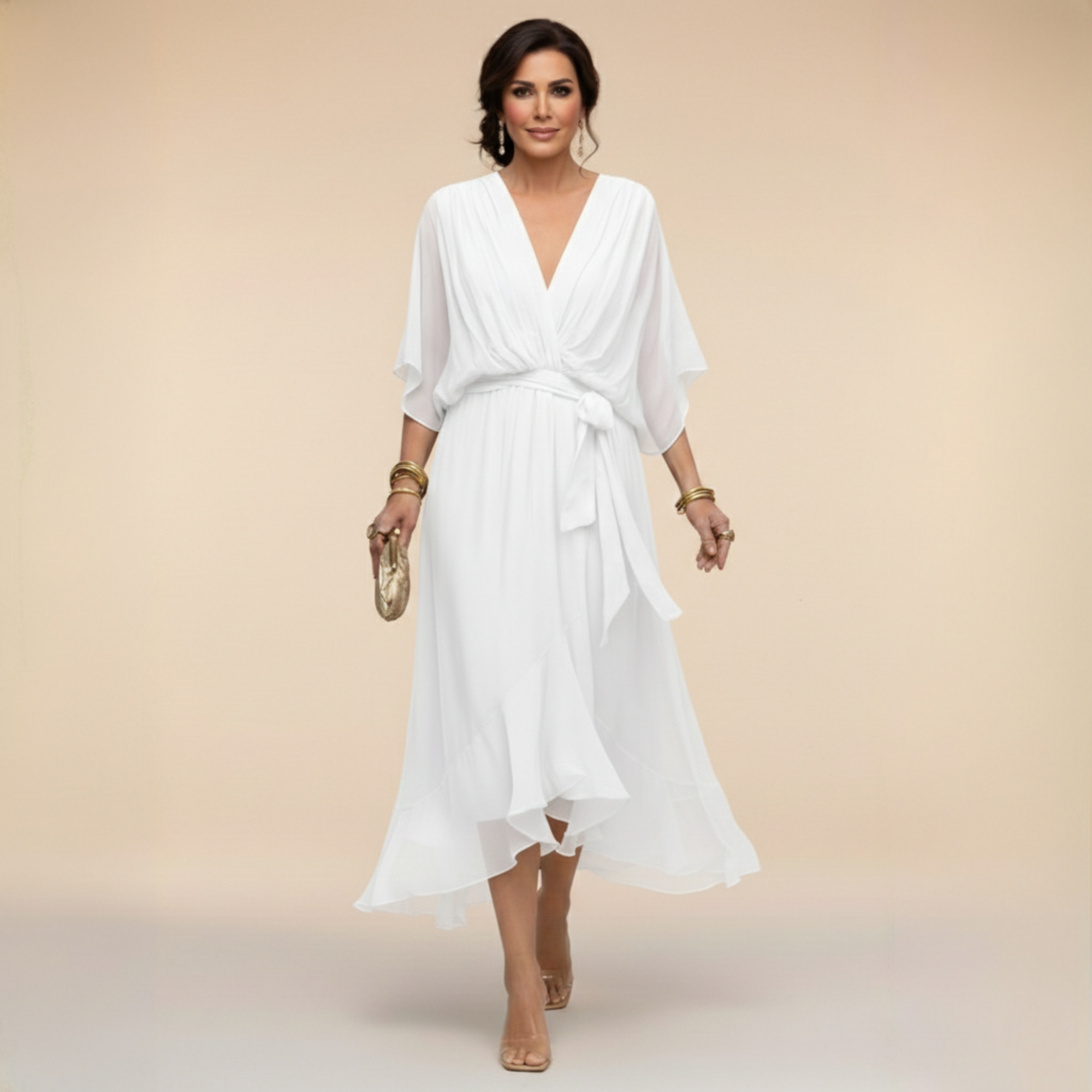 Marta | Sandra V-Neck Dress