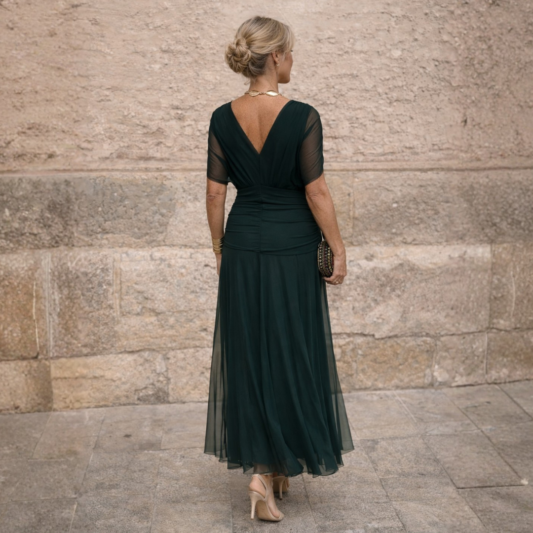 MIKAELA | OFF-SHOULDER MAXI DRESS