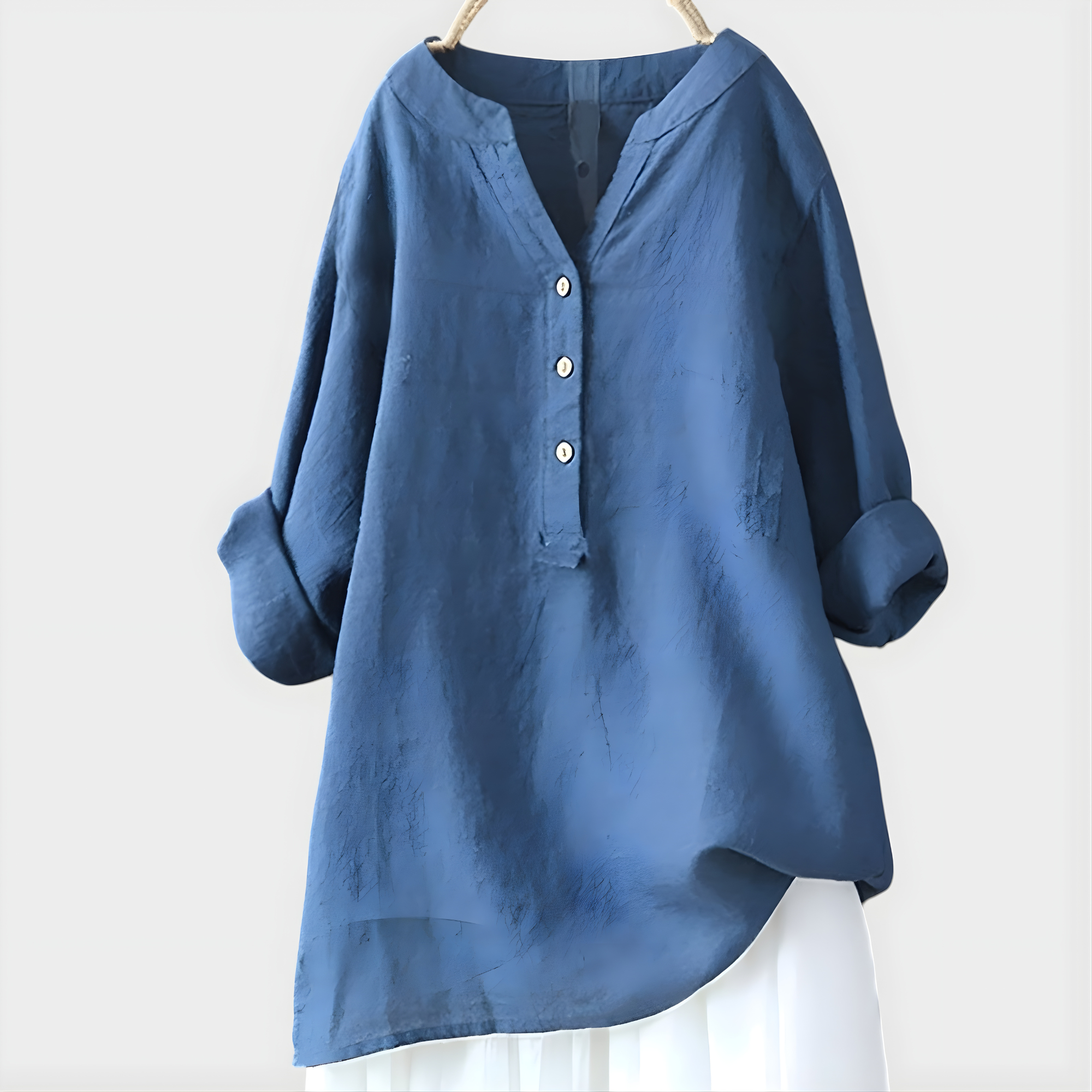 Veronique™ Elegant V-Neck Blouse