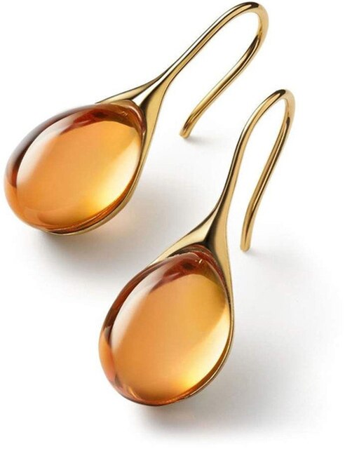 Chic Dangle Earrings with Crystals