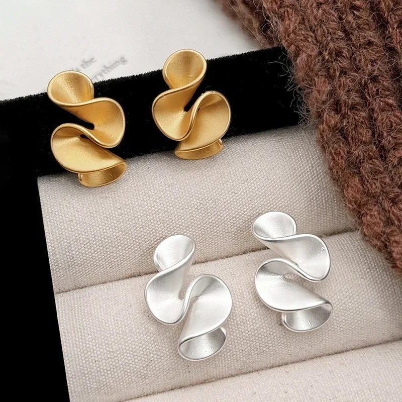 Silver and 18K Gold Earrings