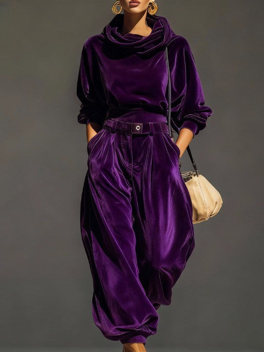 Solenne – loose velvet set