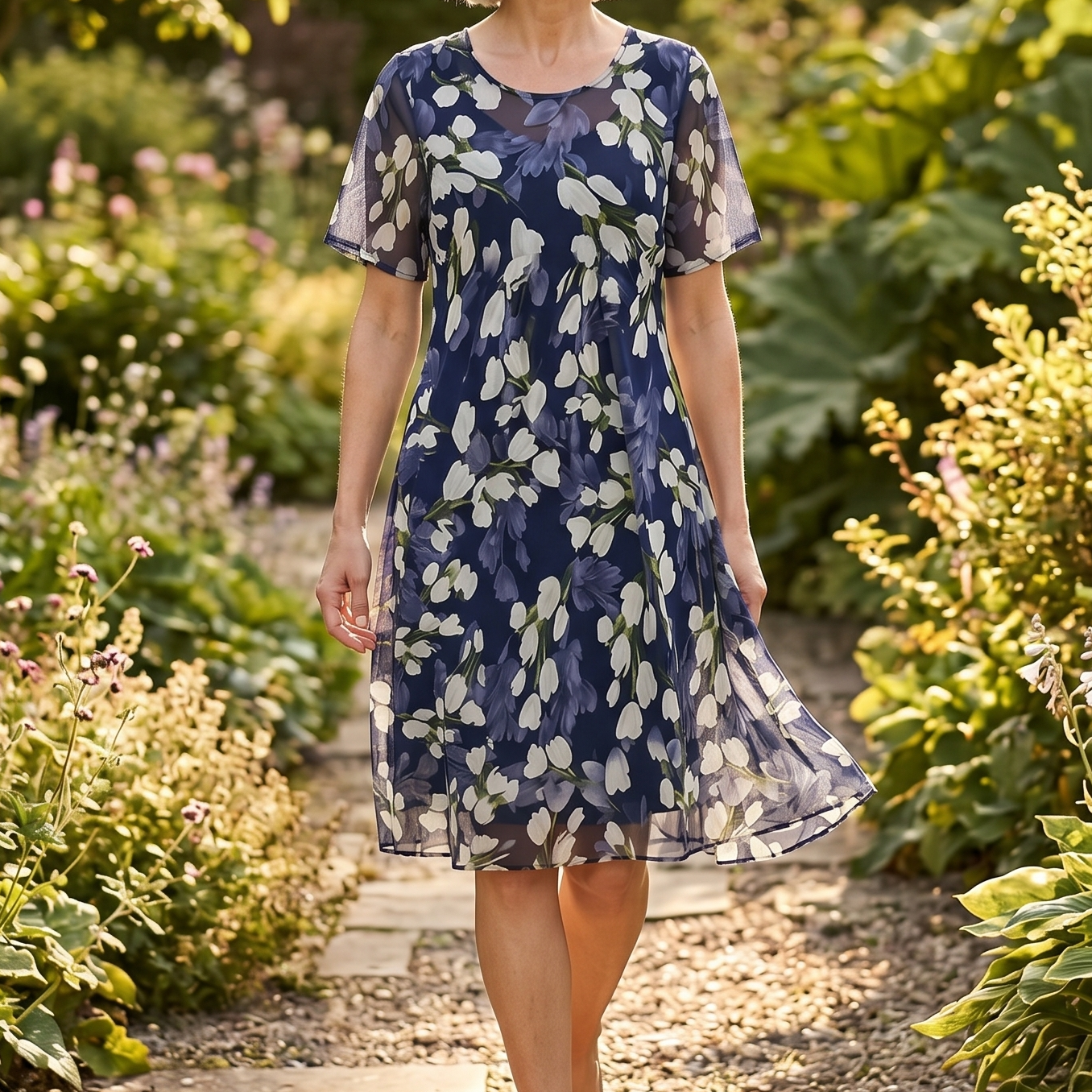 Florenza – Floral Midi Dress