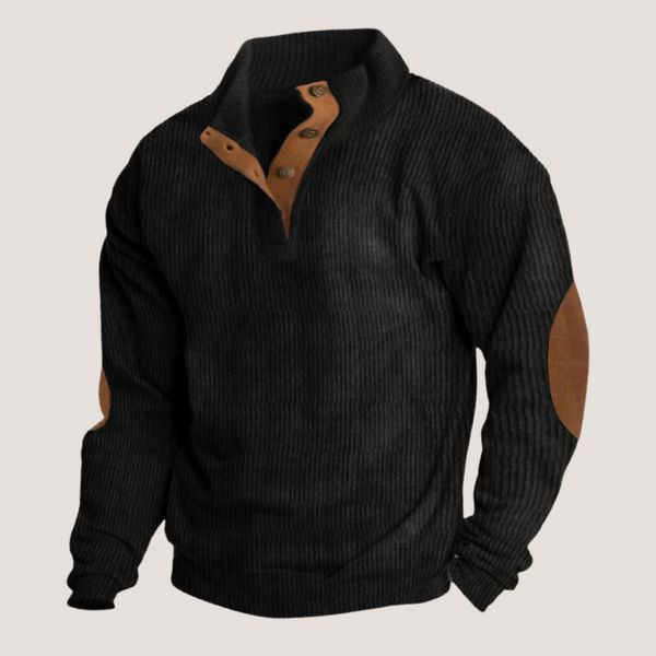 ARAMIS - Corduroy Sweatshirt with Collar